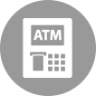 銀行ATMのイラスト