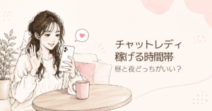 チャットレディが稼ぎやすい時間帯は昼と夜どっち？待機地獄を回避する「ずらし戦略」を徹底解説