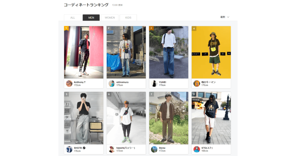 コーディネートサイト「WEAR」