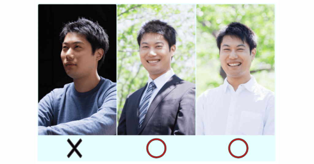 マッチングアプリ向きのプロフィール写真