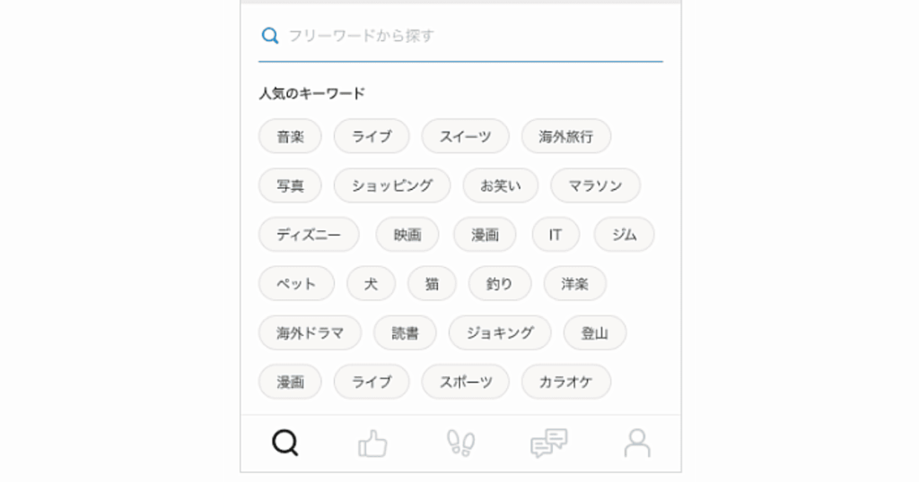 Omiaiの人気のキーワード